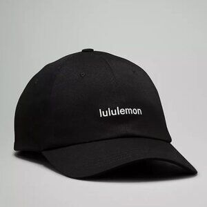 NWT Lululemon Black Classic Ball Cap Wordmark